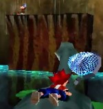 首長竜とジョンのいる高台の画像