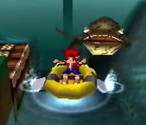 ボートとデンキナマズ