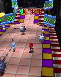 トゲトゲ鉄球地帯