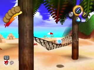 ビーチでのんびり