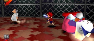 逃げ惑うハカセを追うカケルを追うピエロの画像